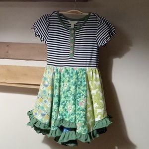 MATILDA JANE W JOANNA GAINES SS TIERED RUFFLED DRESS SZ 4